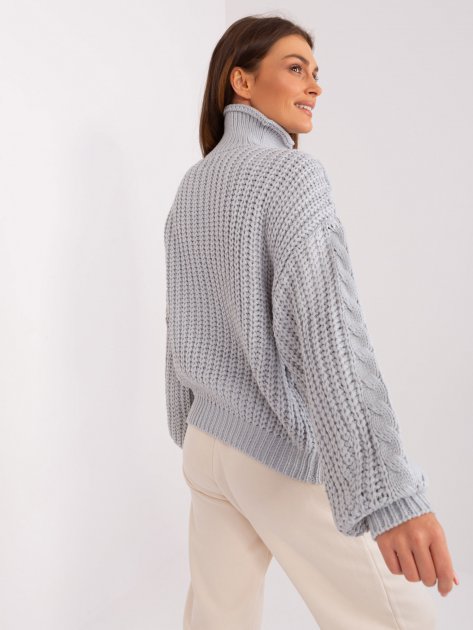 Sweter-AT-SW-2350.91P-szary