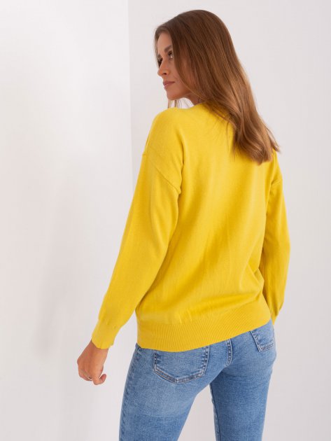 Sweter-AT-SW-2325.95P-żółty