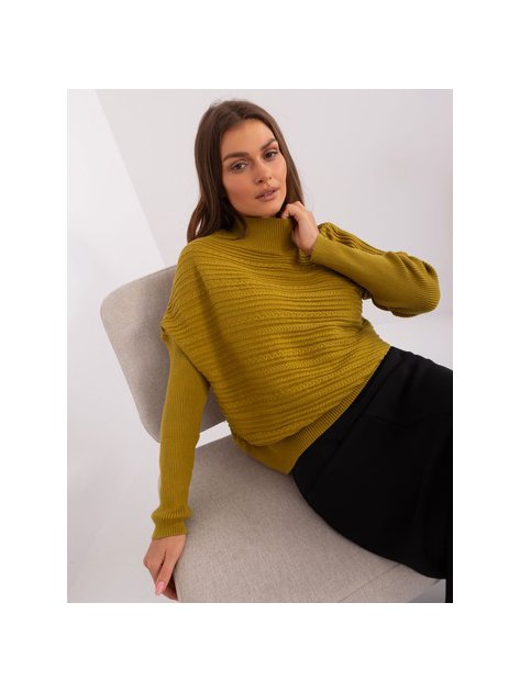 Sweter-AT-SW-2368.36X-oliwkowy