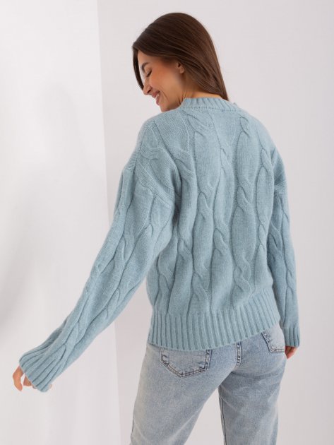 Sweter-AT-SW-0146.10P-mietowy