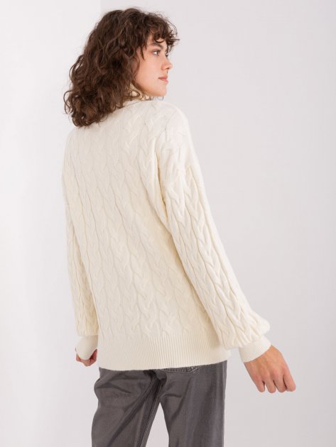 Sweter-AT-SW-2348.07-ecru