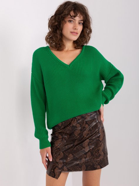 Sweter-BA-SW-8029.76-zielony