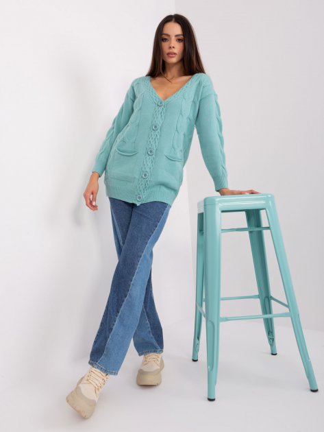 Sweter-AT-SW-2241.36P-mietowy