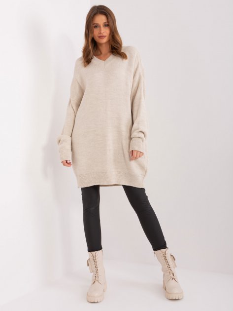 Sweter-LC-SW-0341.12P-beżowy