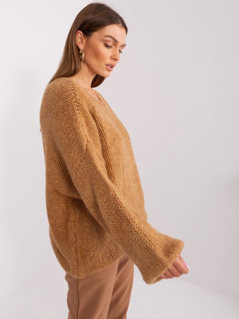 Sweter-LC-SW-3020.10P-camelowy