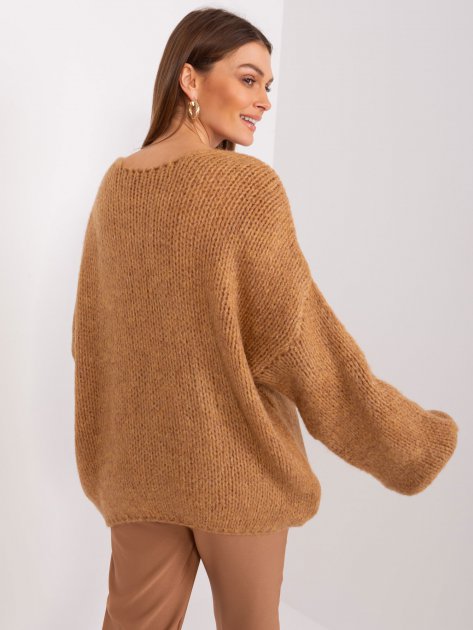 Sweter-LC-SW-3020.10P-camelowy