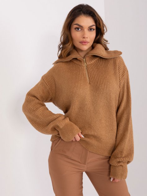 Sweter-BA-SW-0374.35P-camelowy