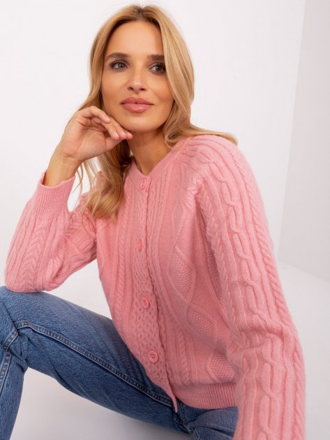 Sweter-AT-SW-2346-2.99P-jasny różowy