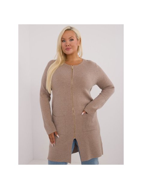 Sweter-PM-SW-PM793.01-ciemny bezowy