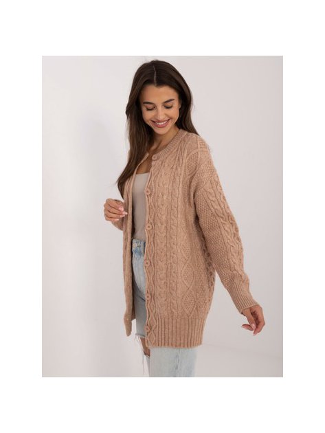 Sweter-AT-SW-23525.21-camelowy