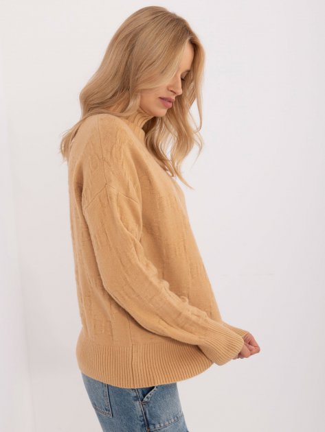 Sweter-AT-SW-2342-1.35-camelowy