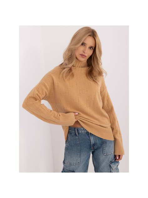 Sweter-AT-SW-2342-1.35-camelowy