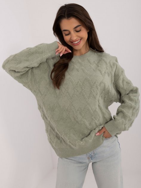 Sweter-AT-SW-2361.61-pistacjowy