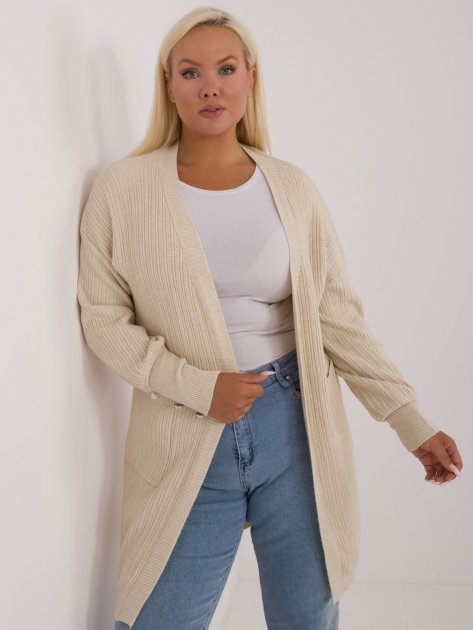 Sweter-PM-SW-PM-3726.99-jasny beżowy