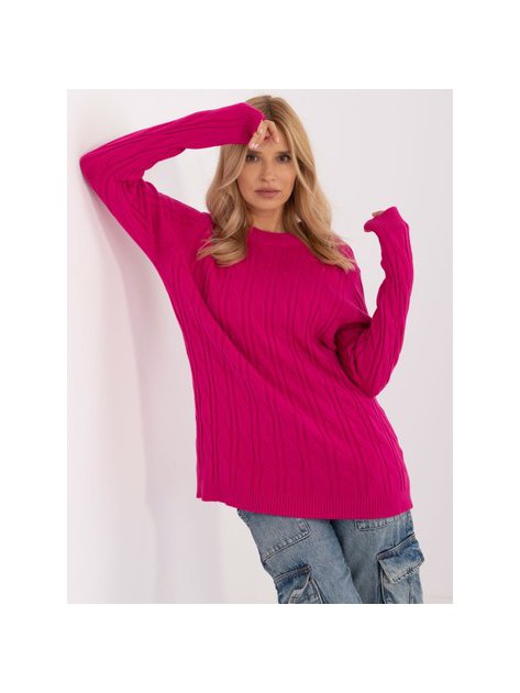 Sweter-AT-SW-2343.88-fuksjowy