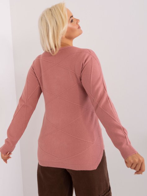 Sweter-PM-SW-PM-3905.13-ciemny różowy