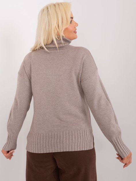 Sweter-PM-SW-PM-3681.05P-ciemny bezowy