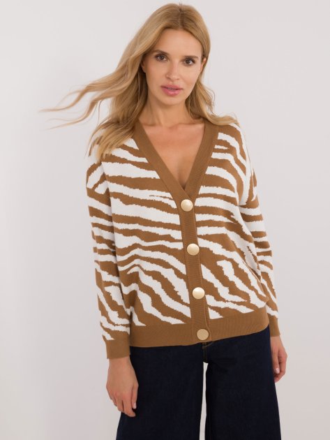 Sweter-PM-SW-C81005.42-camelowy