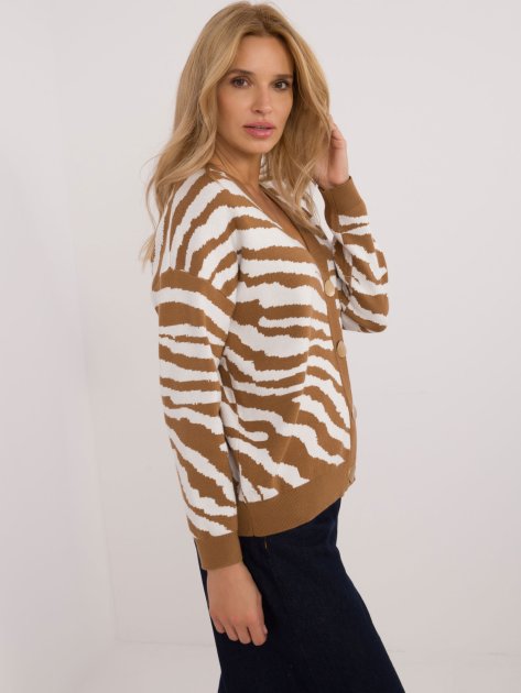 Sweter-PM-SW-C81005.42-camelowy