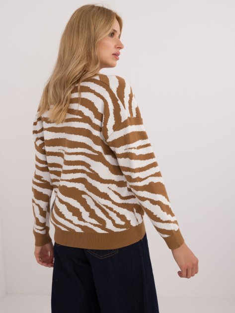 Sweter-PM-SW-C81005.42-camelowy