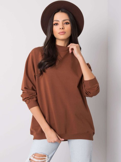 Bluza-RV-BL-5185.81P-ciemny brązowy