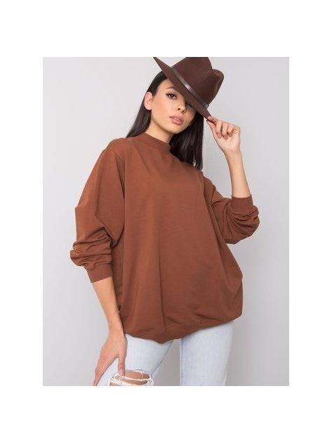 Bluza-RV-BL-5185.81P-ciemny brązowy