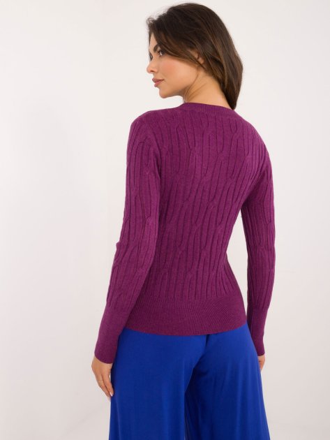 Sweter-AT-SW-2338-2.61-fioletowy