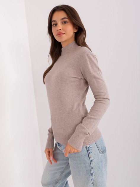 Sweter-PM-SW-PM-20.05-ciemny bezowy