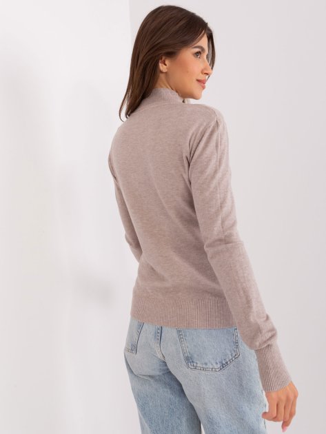 Sweter-PM-SW-PM-20.05-ciemny bezowy