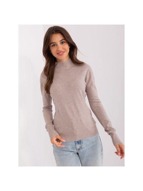 Sweter-PM-SW-PM-20.05-ciemny bezowy