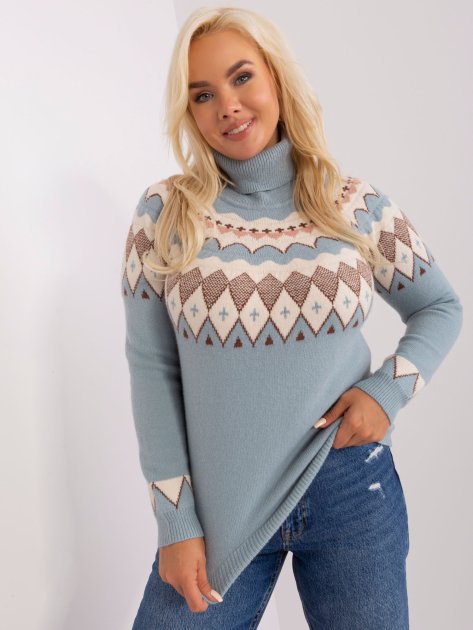 Sweter-PM-SW-PM839.26X-mietowy