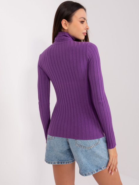 Sweter-PM-SW-1087.09-ciemny fioletowy