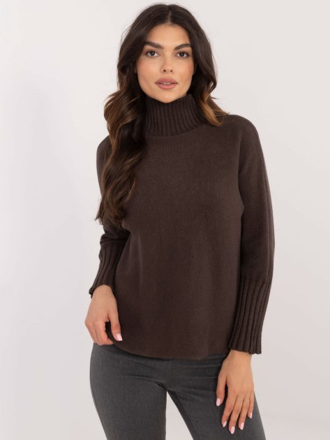 Sweter-IT-SW-0814.36-brązowy