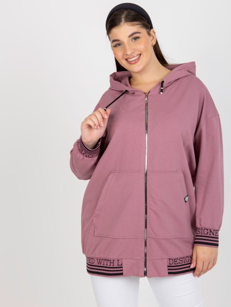 Bluza-RV-BL-8190.09P-ciemny różowy